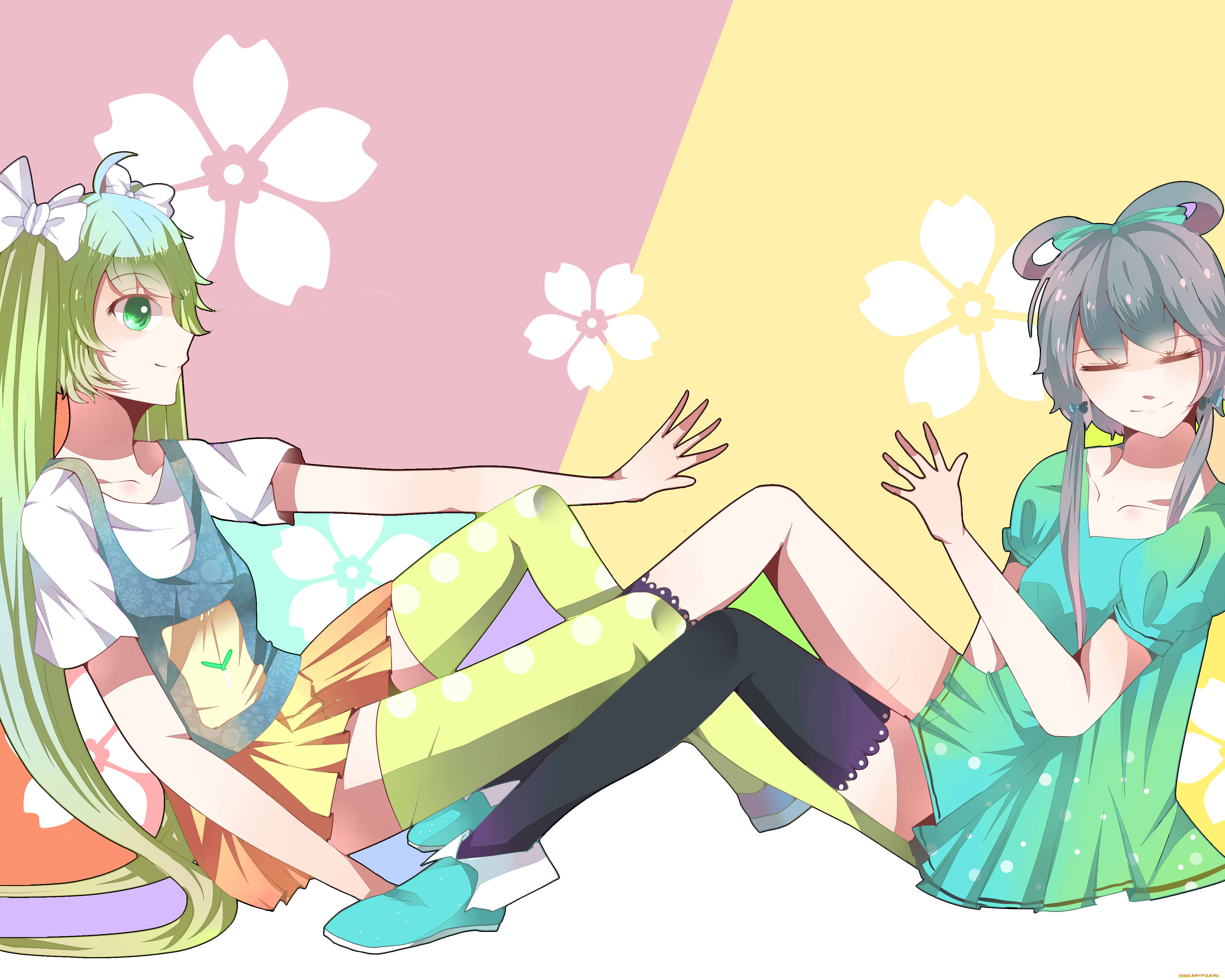 , vocaloid, , luo, tianyi, hatsune, miku, china, weitu